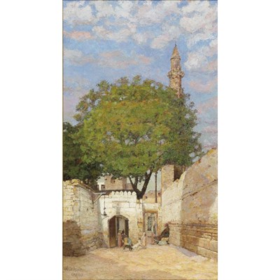 Lot 4 - William Graham American, 1841-1910 A Street in...