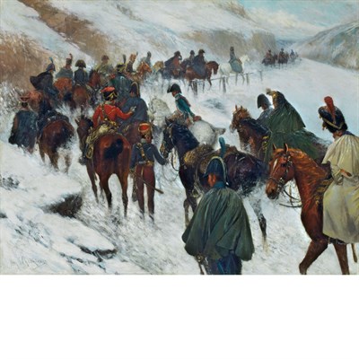 Lot 18 - Jan Van Chelminski Polish, 1851-1925 Napoleon...