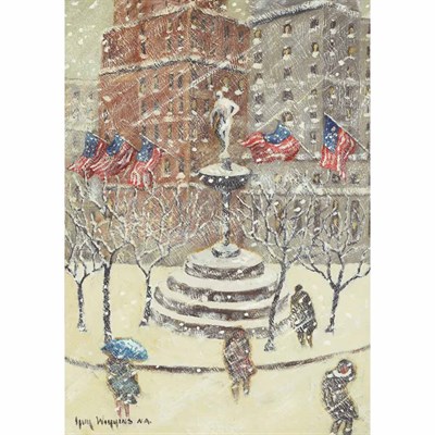 Lot 221 - Guy Carleton Wiggins American, 1883-1962...