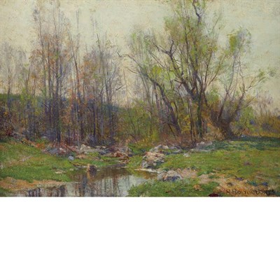 Lot 340 - Hugh Bolton Jones American, 1848-1927 A Meadow...
