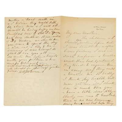Lot 299 - United States Ephemera, Hetty Green Financier...