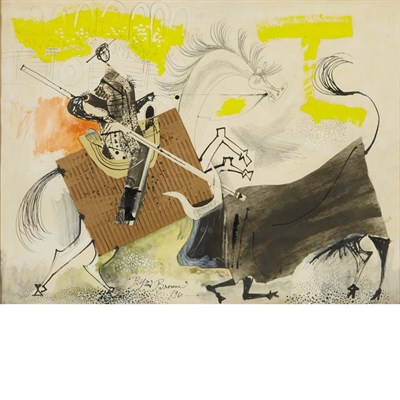 Lot 21 - Byron Browne American, 1907-1961 Corrida...