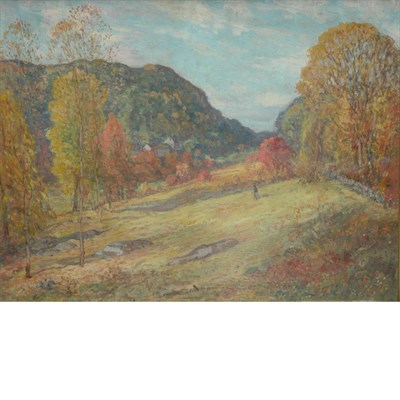 Lot 5 - American School 20th Century Autumn Afternoon...