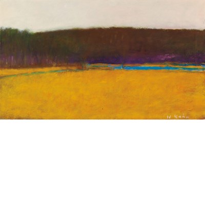 Lot 199 - Wolf Kahn American, b. 1927 Autumn Swamp (#84),...