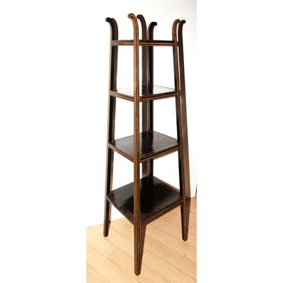 Lot 403 - Regency Style Painted Wood Etagere Height 62...