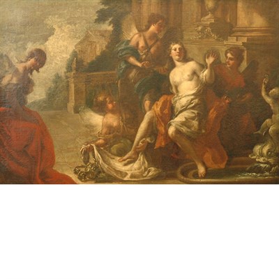 Lot 42 - Venetian School 18th Century Venus at her Bath...