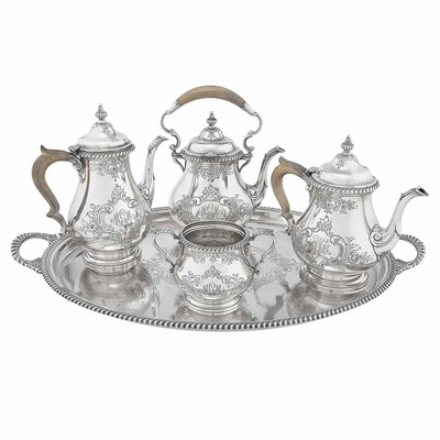 Lot 235 - Gorham Sterling Silver Tea and Coffee Service...