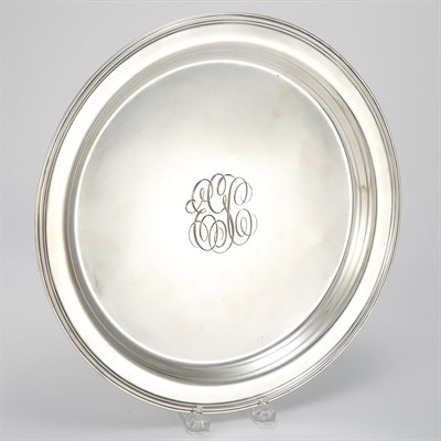 Lot 262 - Towle Sterling Silver Tray Retailed by J.E....