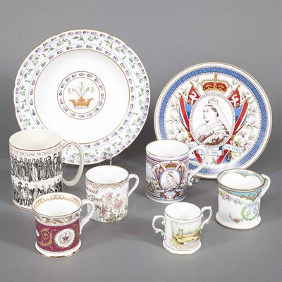 Lot 133 - Group of Ten English Royal Commemorative Articles