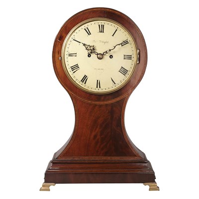 Lot 321 - English Tulipwood and Ebony Banded Mahogany...