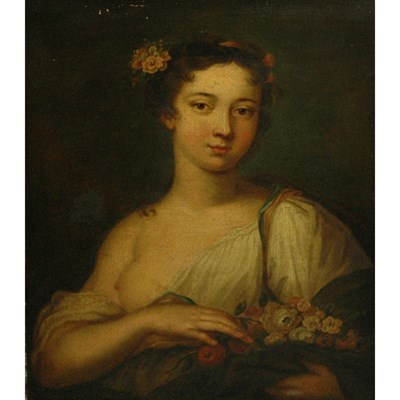 Lot 49 - French School 18th/19th Century Portrait of a...