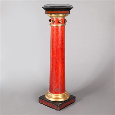 Lot 366 - Neoclassical Style Brass Mounted Painted...