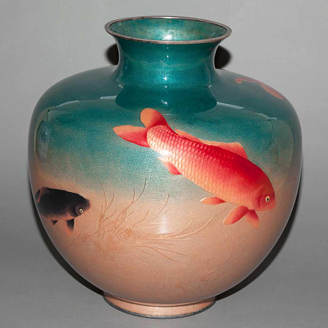 Lot 12 - Japanese Hayashi Tangaro Vase Meiji Period Of...