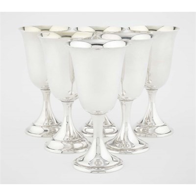 Lot 238 - Set of Eighteen Alvin Sterling Silver Footed...