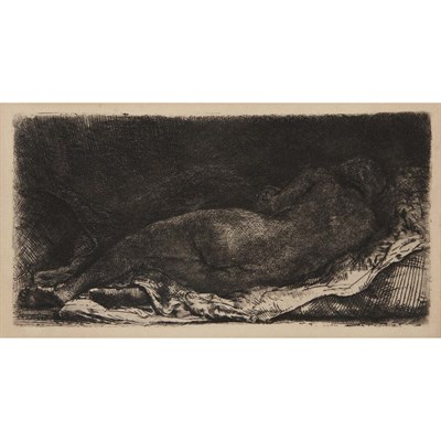 Lot 659 - Rembrandt van Rijn NEGRESS LYING DOWN (B. 205)...