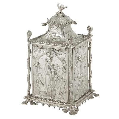 Lot 272 - George III Silver Tea Caddy Possibly...