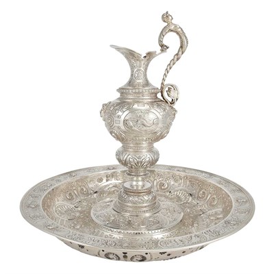 Lot 175 - George VI Silver Presentation Ewer and Basin...