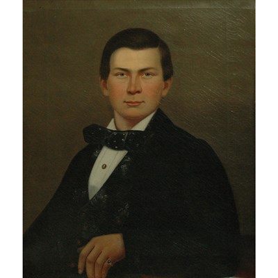 Lot 9 - American School 19th/20th Century Portrait of...