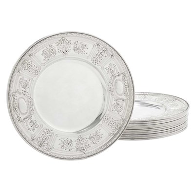 Lot 164 - Assembled Set of Twelve Gorham Sterling Silver...
