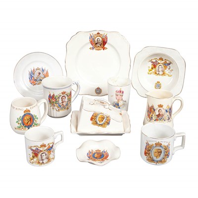 Lot 87 - Group of King Edward VIII Coronation Articles...