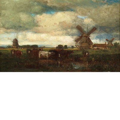 Lot 329 - Samuel Colman American, 1832-1920 Landscape of...