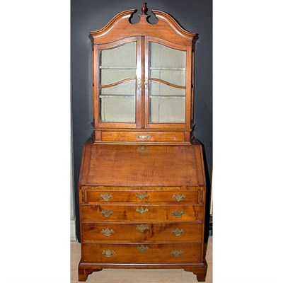 Lot 164 - Federal Style Mahogany Secretary Bookcase...