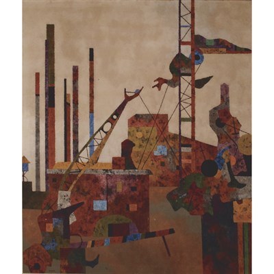 Lot 44 - Sidney Gross American, 1921-1969 Industrial...