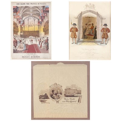Lot 121 - Group of Eight Framed Royal Commemorative...