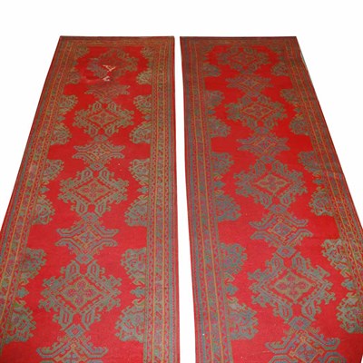 Lot 542 - Two Oushak Runners West Anatolia, circa 1925...