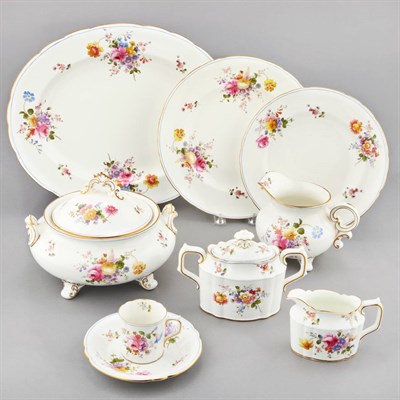 Lot 234 - Royal Crown Derby Floral Decorated Porcelain...