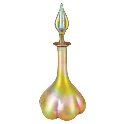 Lot 523 - Steuben Aurene Glass Decanter Retailed by...