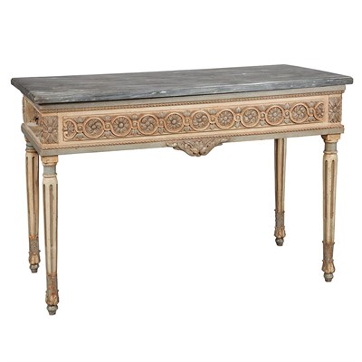 Lot 492 - Louis XVI Style Painted Console Late 19th...