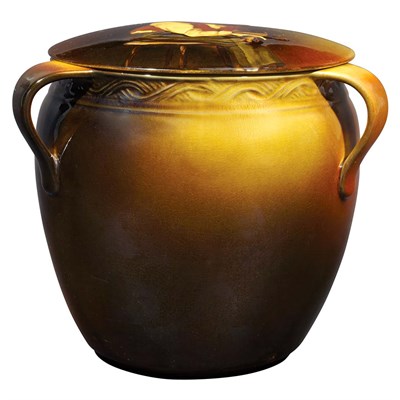 Lot 496 - Rookwood Pottery Standard Glaze Tobacco Jar...