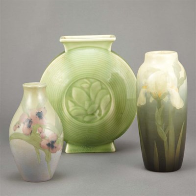 Lot 500 - Group of Three Rookwood Pottery Vases Circa...