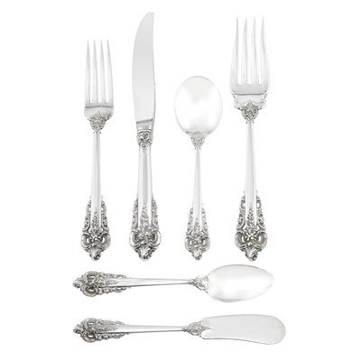 Lot 239 - Wallace Sterling Silver Flatware Service In...
