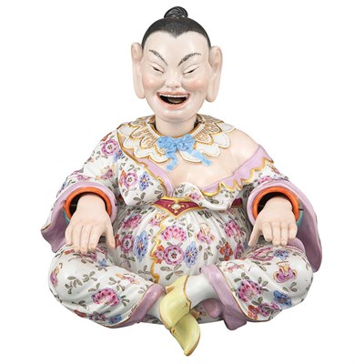 Lot 399 - Meissen Porcelain Figure of a Nodding Pagoda...
