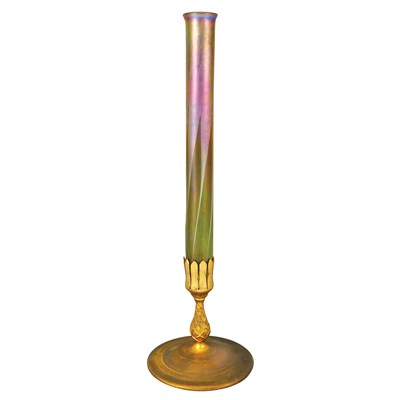 Lot 553 - Tiffany Studios Gilt-Bronze and Favrile Glass...