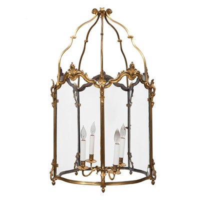 Lot 443 - Louis XVI Style Gilt-Bronze Lantern Of...