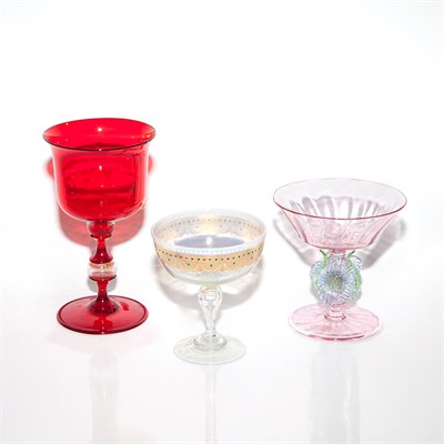 Lot 99 - Group of Sixteen Salviati & Co. Venetian Glass...