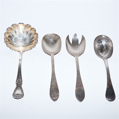 Lot 303 - Group of Eleven Sterling Silver Serving Pieces...