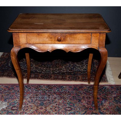 Lot 189A - Provincial Louis XV Style Fruitwood Table...