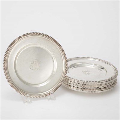 Lot 251 - Gorham Sterling Silver Coaster Set Retailed by...