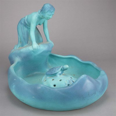 Lot 504 - Van Briggle Pottery Lady of the Lake...