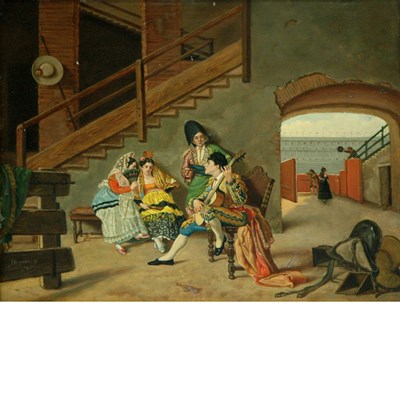 Lot 45 - Spanish School 19th Century A Matador's...