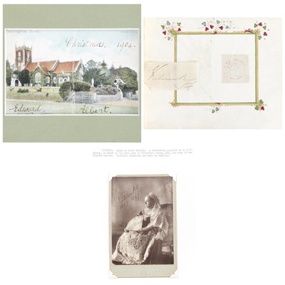 Lot 99 - [ROYALTY] Postcard of Sandringham Church, the...