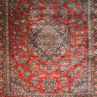 Lot 492 - Kasvin Carpet Central Iran, mid 20th century...