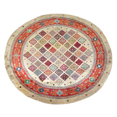 Lot 485 - Q'ashqa'i Round Rug Southwest Iran,...
