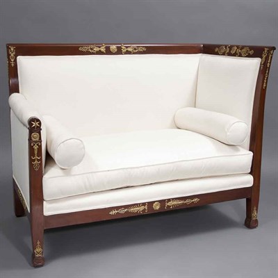 Lot 799 - Empire Style Gilt-Metal Mounted Mahogany...