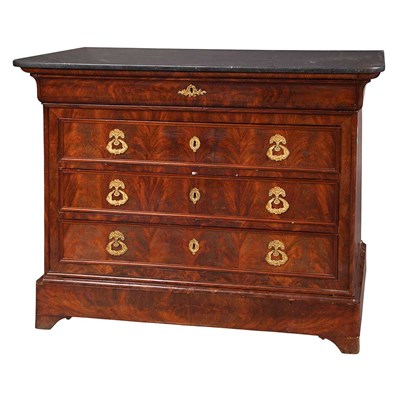 Lot 516 - Charles X Gilt-Bronze Mounted Mahogany Commode...
