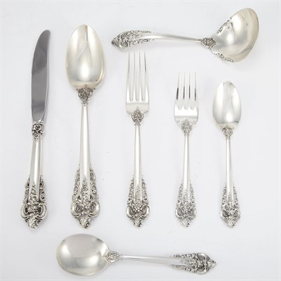 Lot 256 - Wallace Sterling Silver Flatware Service In...